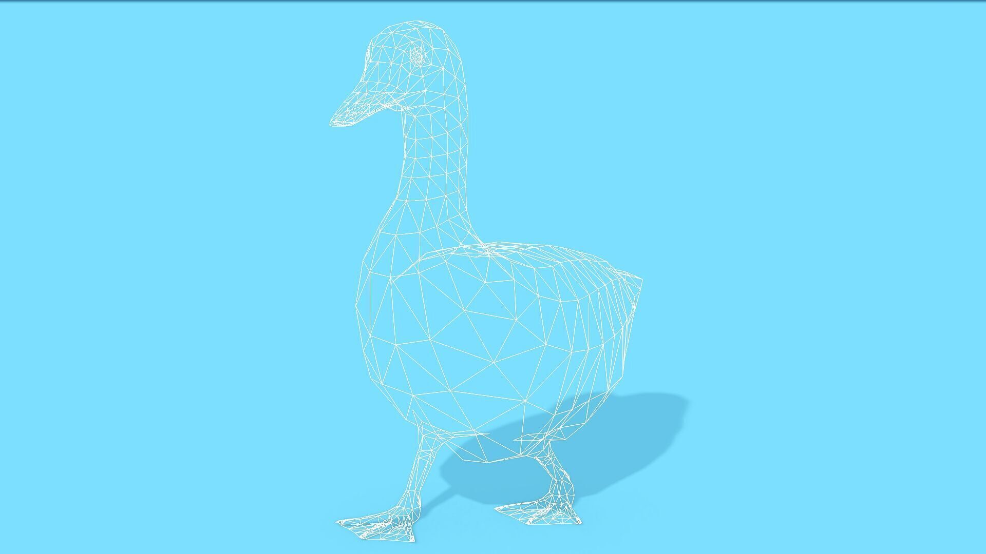BROWN DUCK RIGGED ANIMAED 3 Low-poly 3D model_12