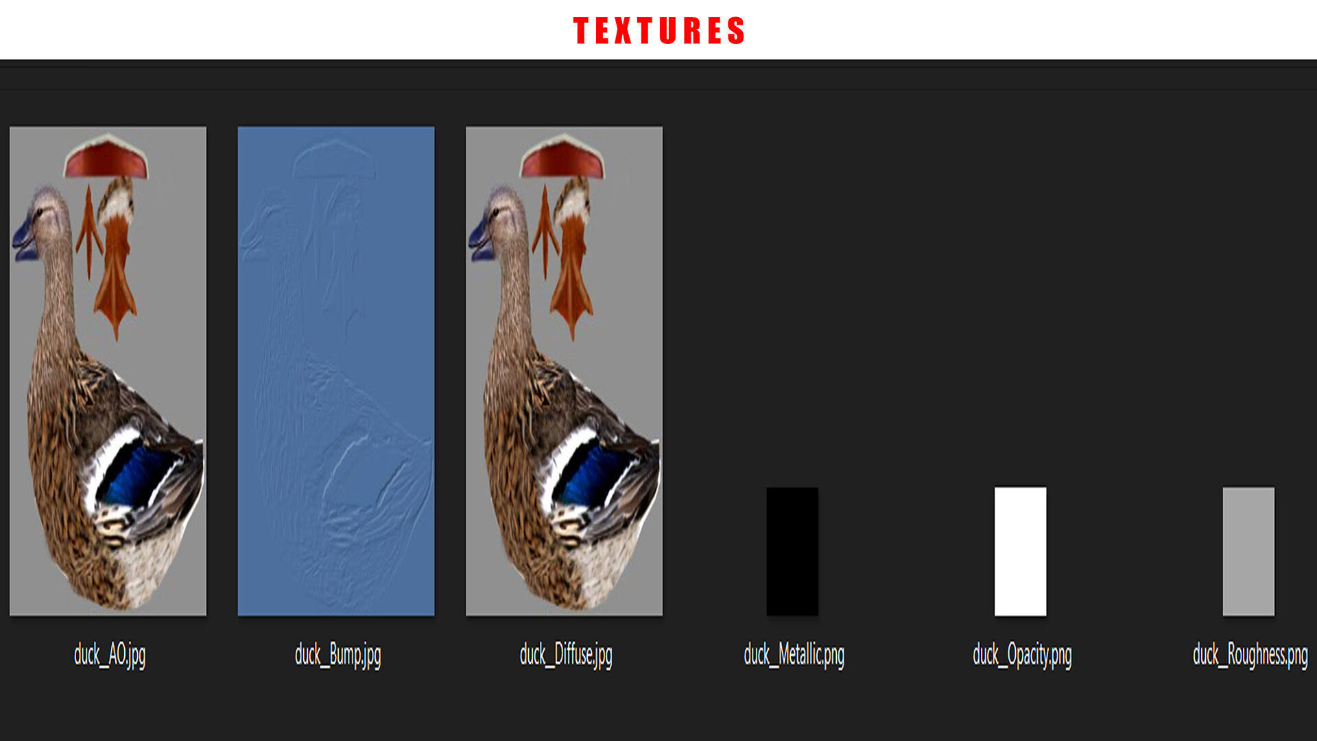 BROWN DUCK RIGGED ANIMAED 3 Low-poly 3D model_13