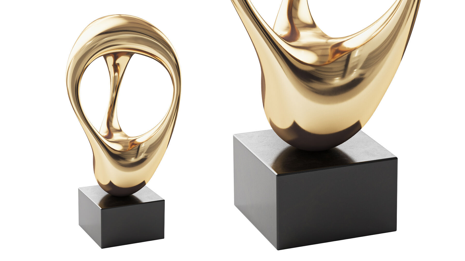 Abstract sculpture by Niko de Wit 3D model_1