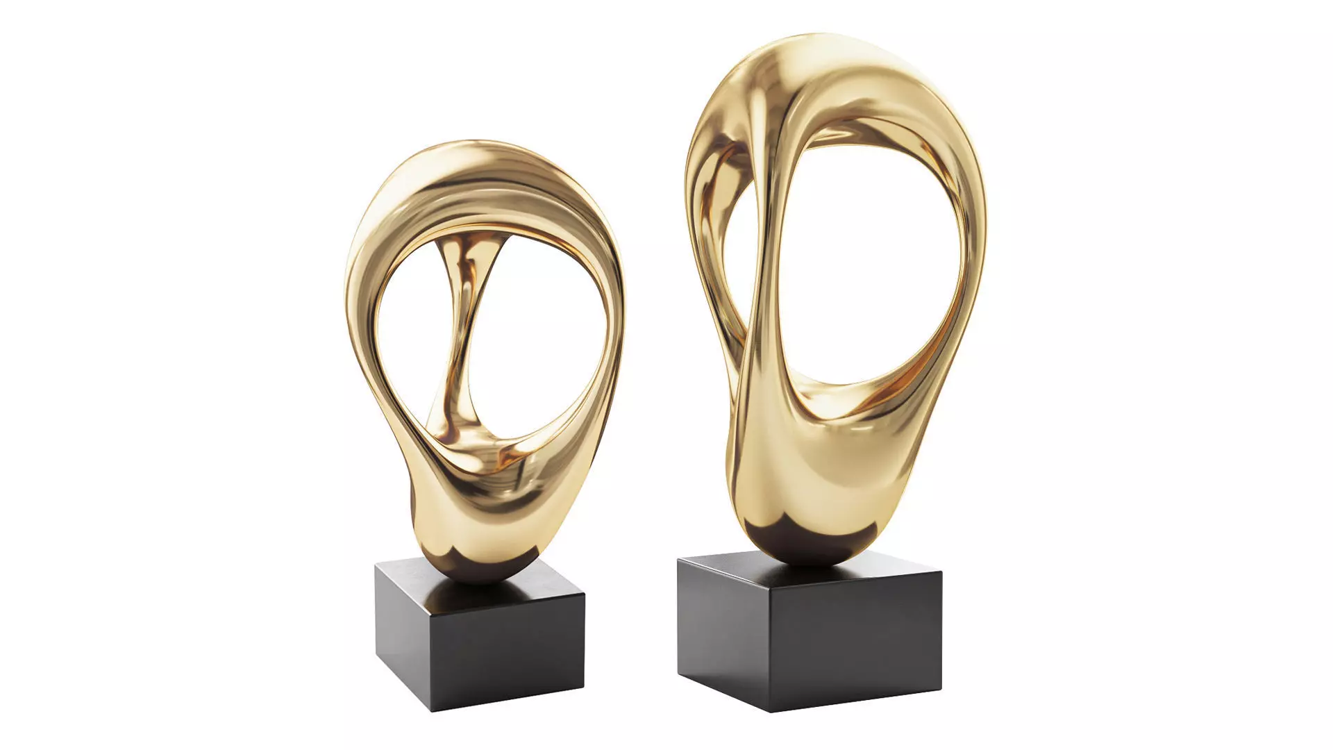 Abstract sculpture by Niko de Wit 3D model_0