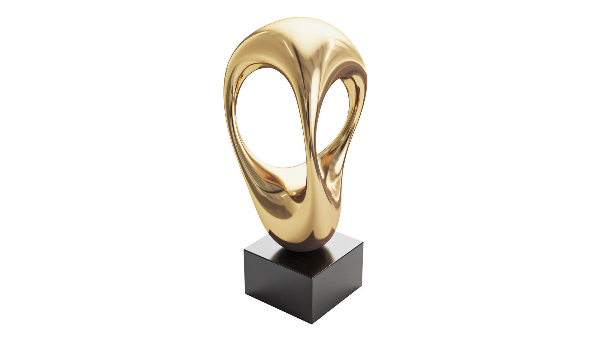 Abstract sculpture by Niko de Wit 3D model_4