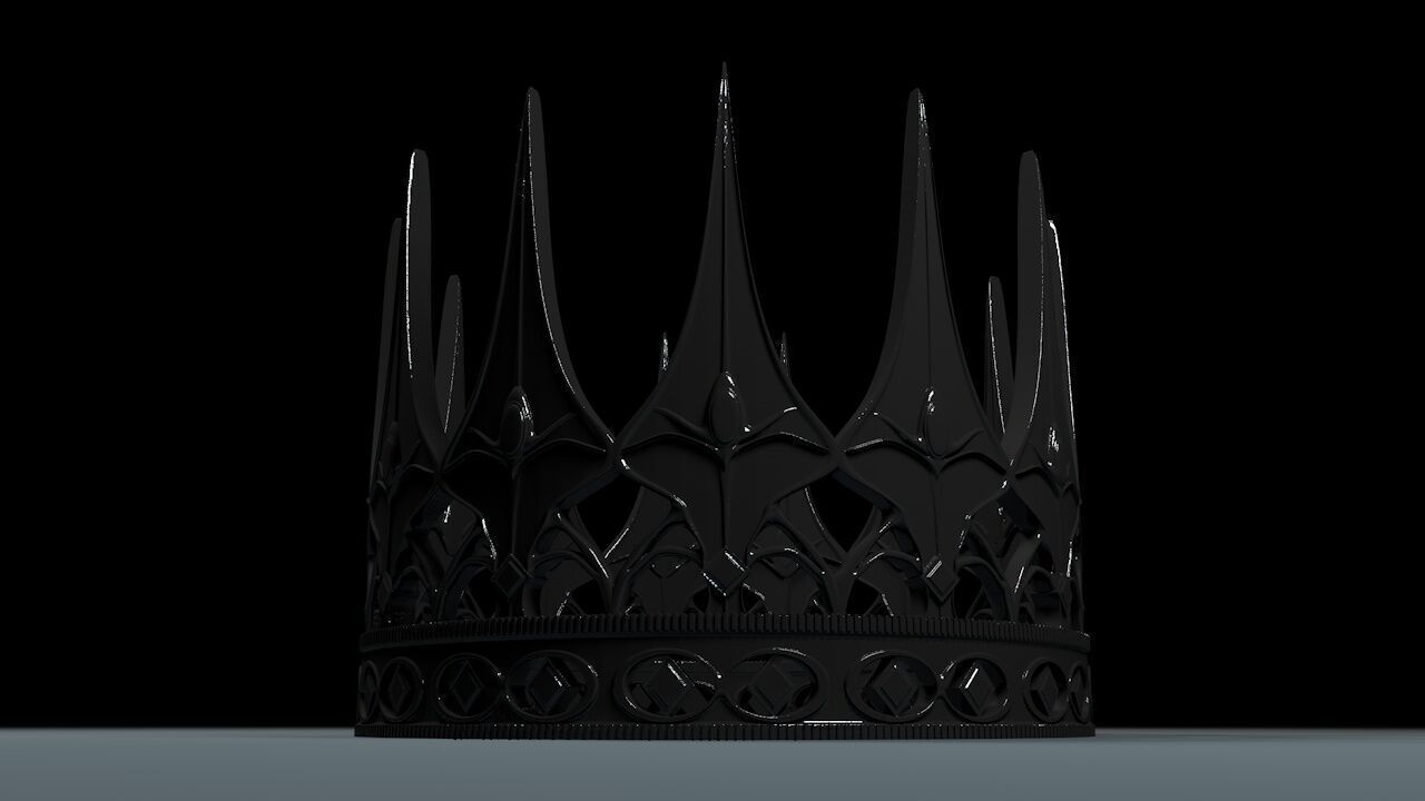 Evil Queen Crown 3D print model_6