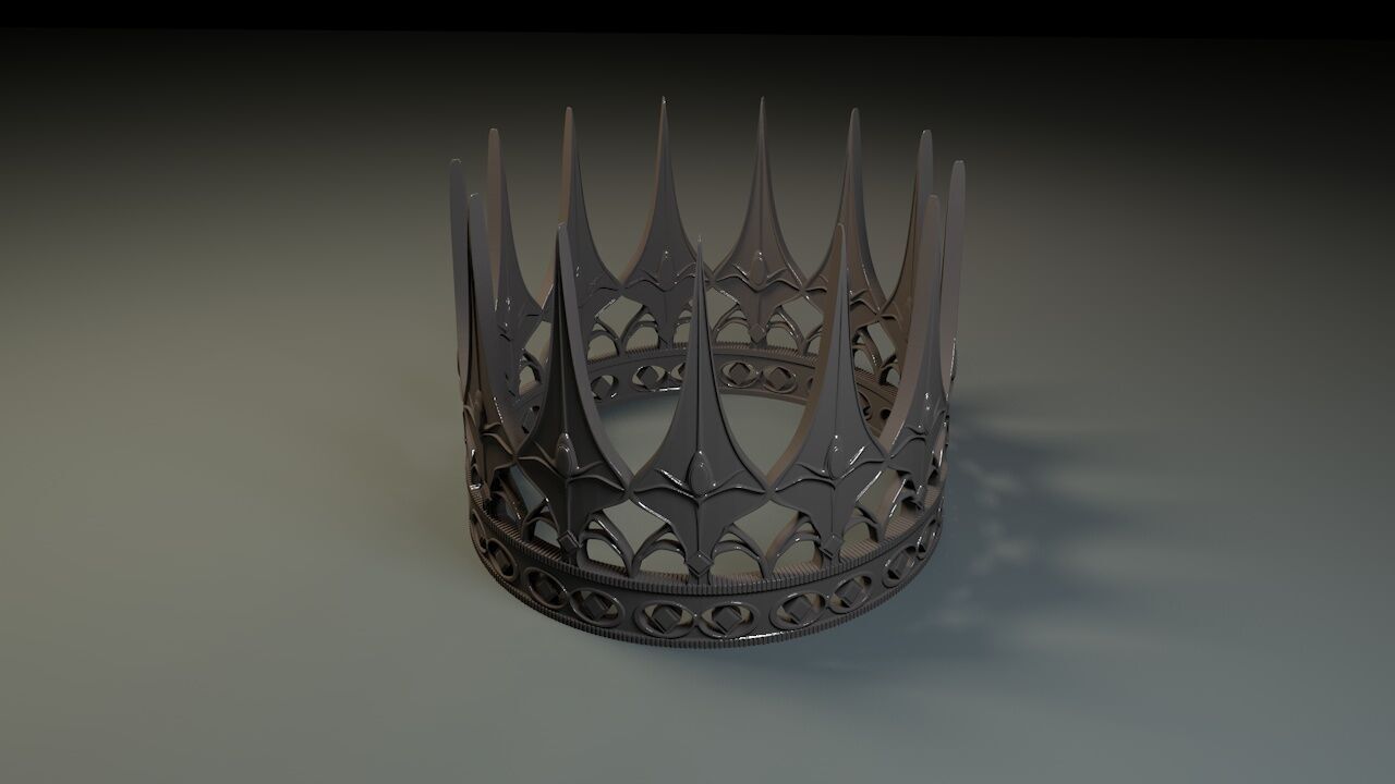 Evil Queen Crown 3D print model_1