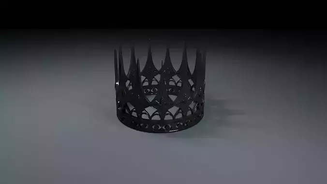 Evil Queen Crown 3D print model Evil Queen Crown 3D print model