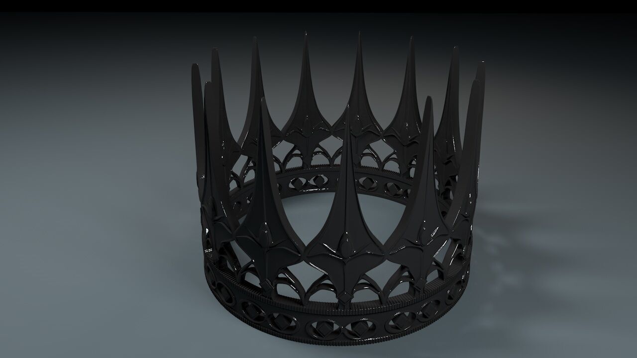 Evil Queen Crown 3D print model_2