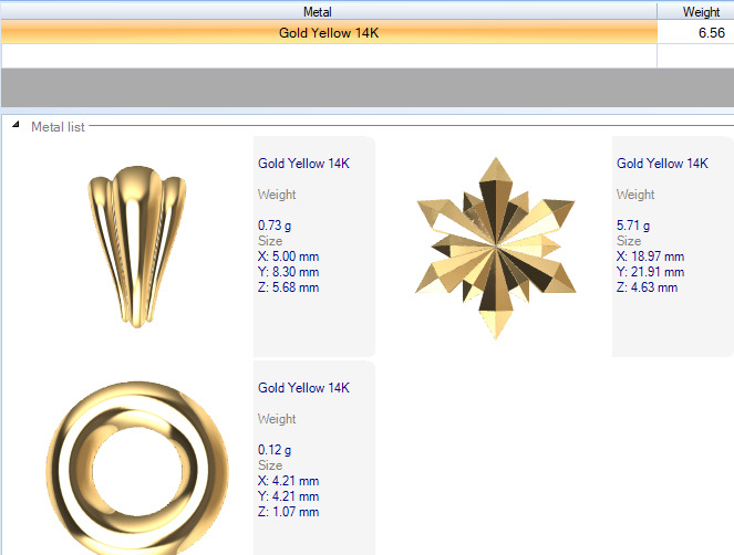 Italian Designer Crystal Star Pendant 3D print model_36