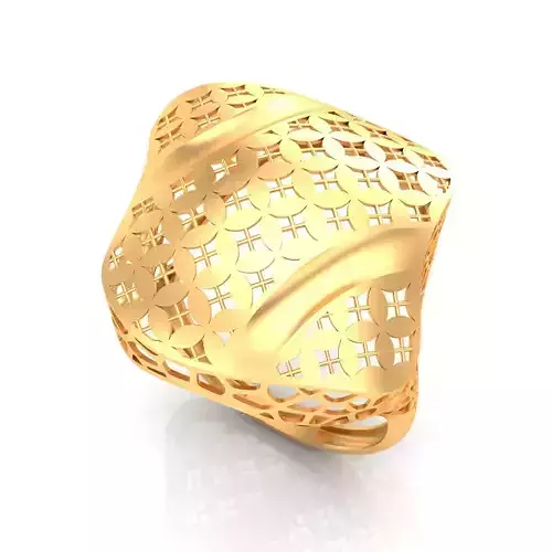 fusion women gold ring 1044