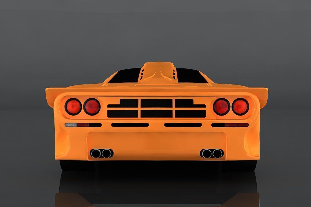 mclaren f1 Low-poly 3D model_5