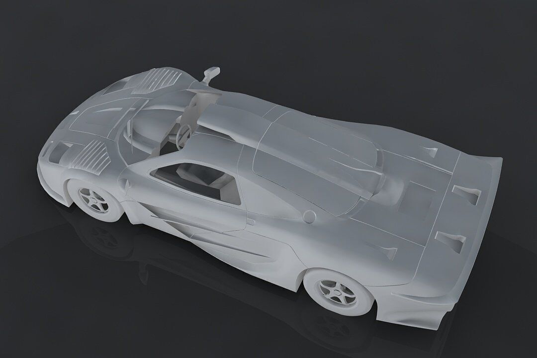 mclaren f1 Low-poly 3D model_10