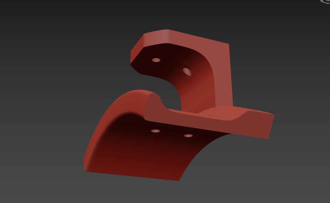 Headphone Holder 3D print model_2