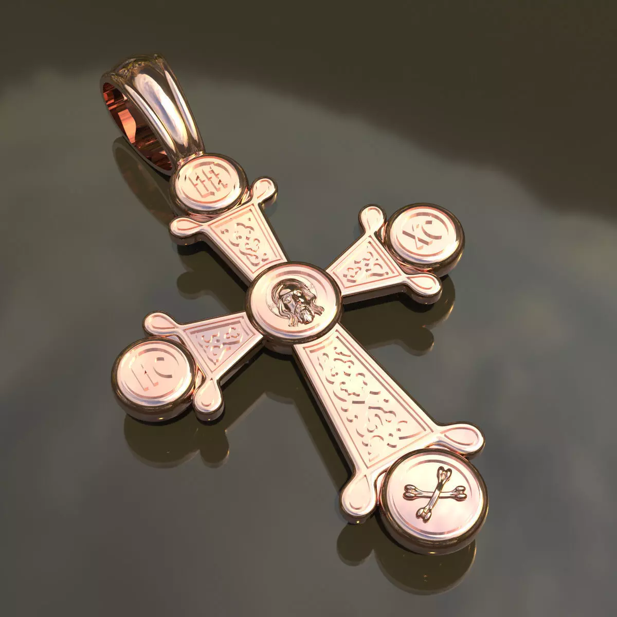Cross ortodox 3D print model