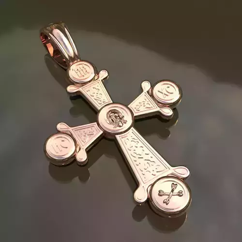 Cross ortodox 3D print model