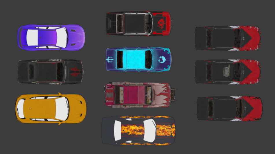 pubg vehicles pack 10 Dacia Low-poly 3D model_1