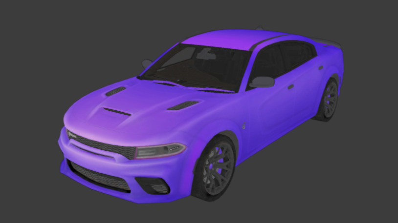 pubg vehicles pack 10 Dacia Low-poly 3D model_9