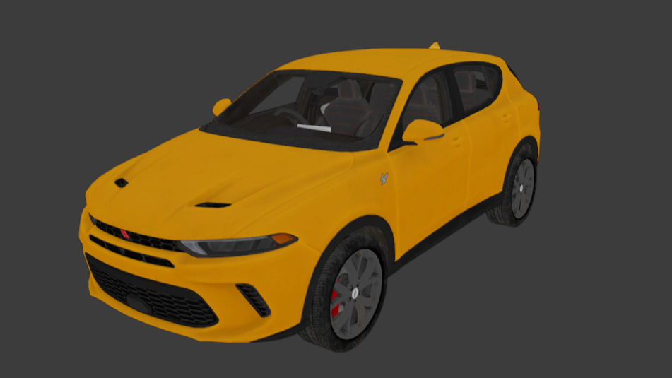 pubg vehicles pack 10 Dacia Low-poly 3D model_10