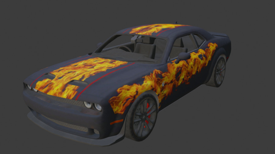 pubg vehicles pack 10 Dacia Low-poly 3D model_11