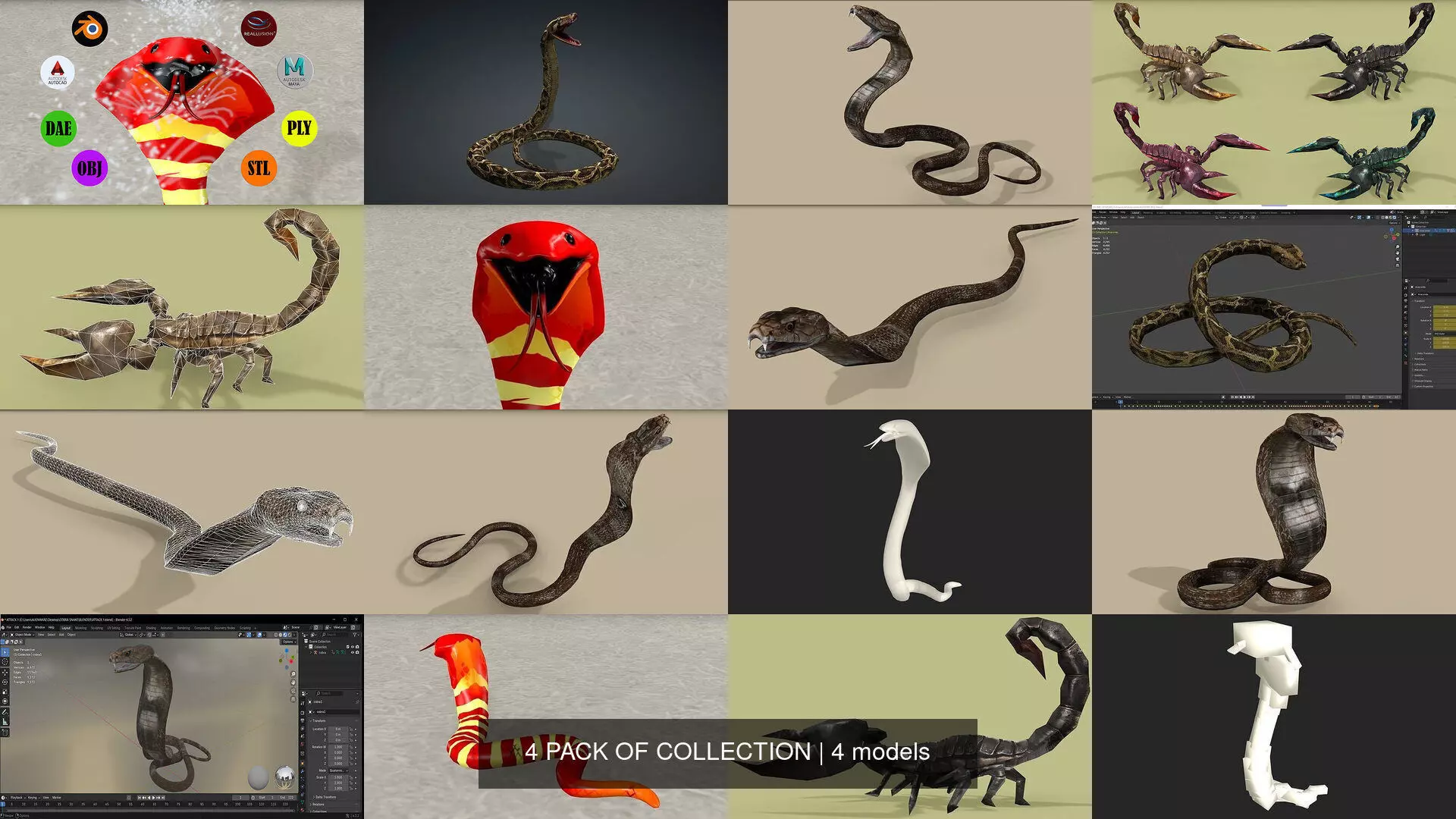 4 PACK OF COLLECTION _0