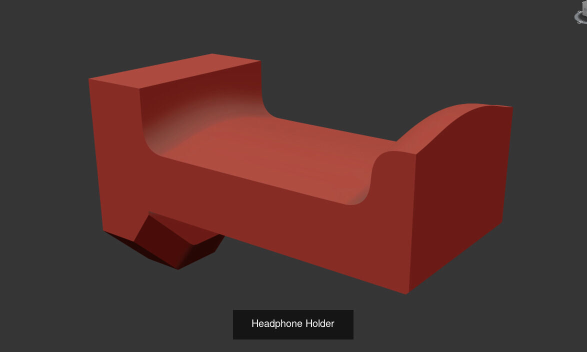Headphone Holder 3D Model Collection_6