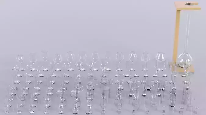 Glassware Collection - 112 Different Glasses 