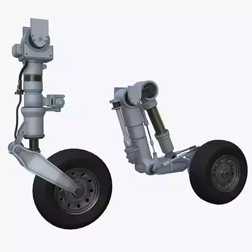  Aircraft Landing Gear Low-poly 3D model