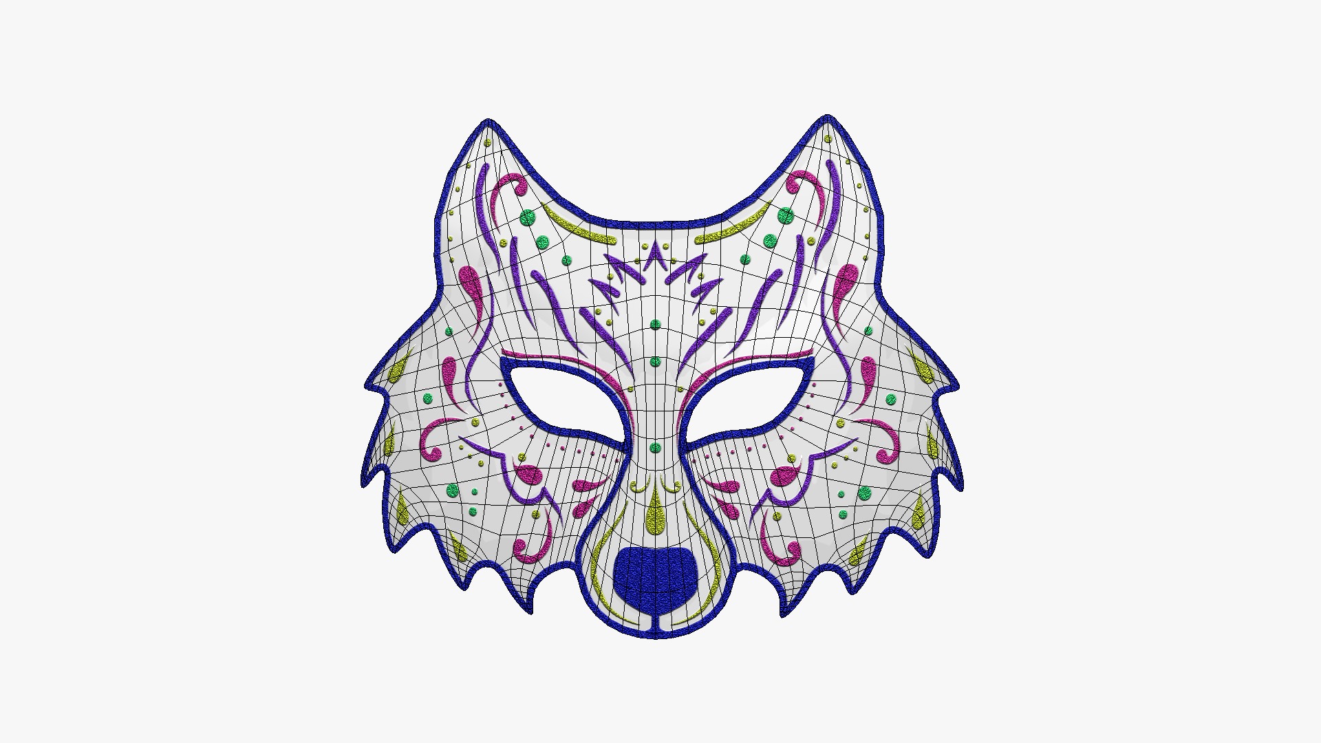 04 Wolf Mask Paper Collection - Character Design Fashion _25