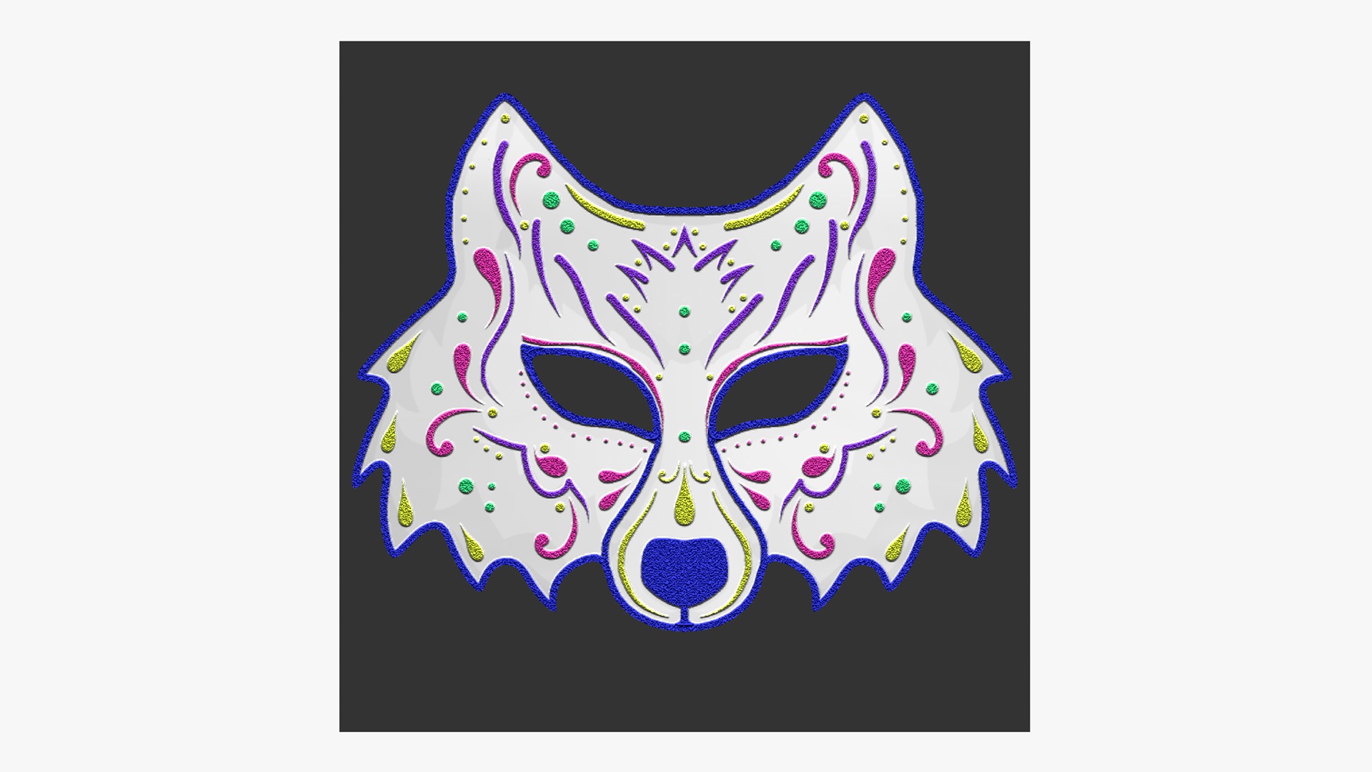 04 Wolf Mask Paper Collection - Character Design Fashion _24