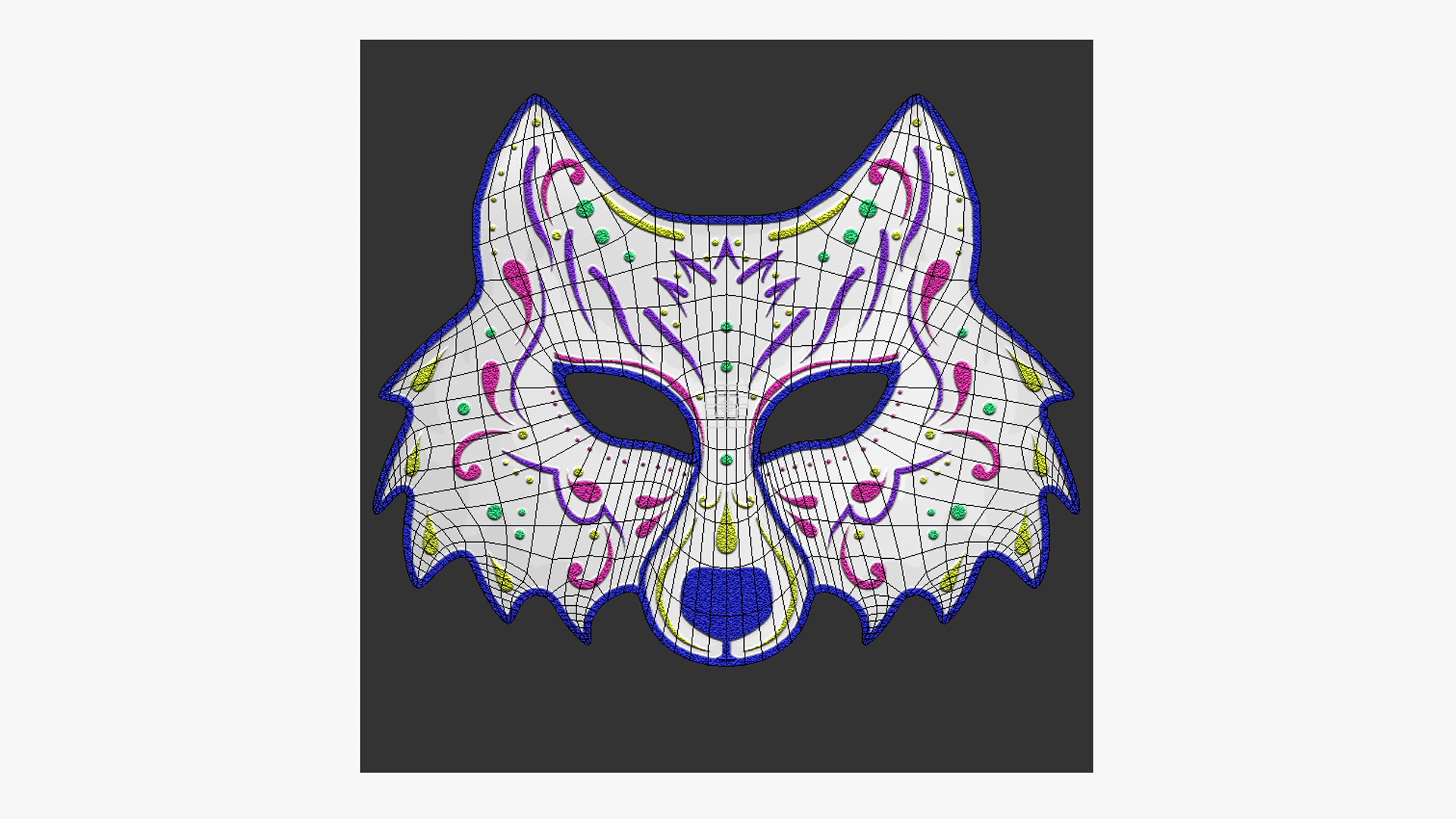 04 Wolf Mask Paper Collection - Character Design Fashion _23