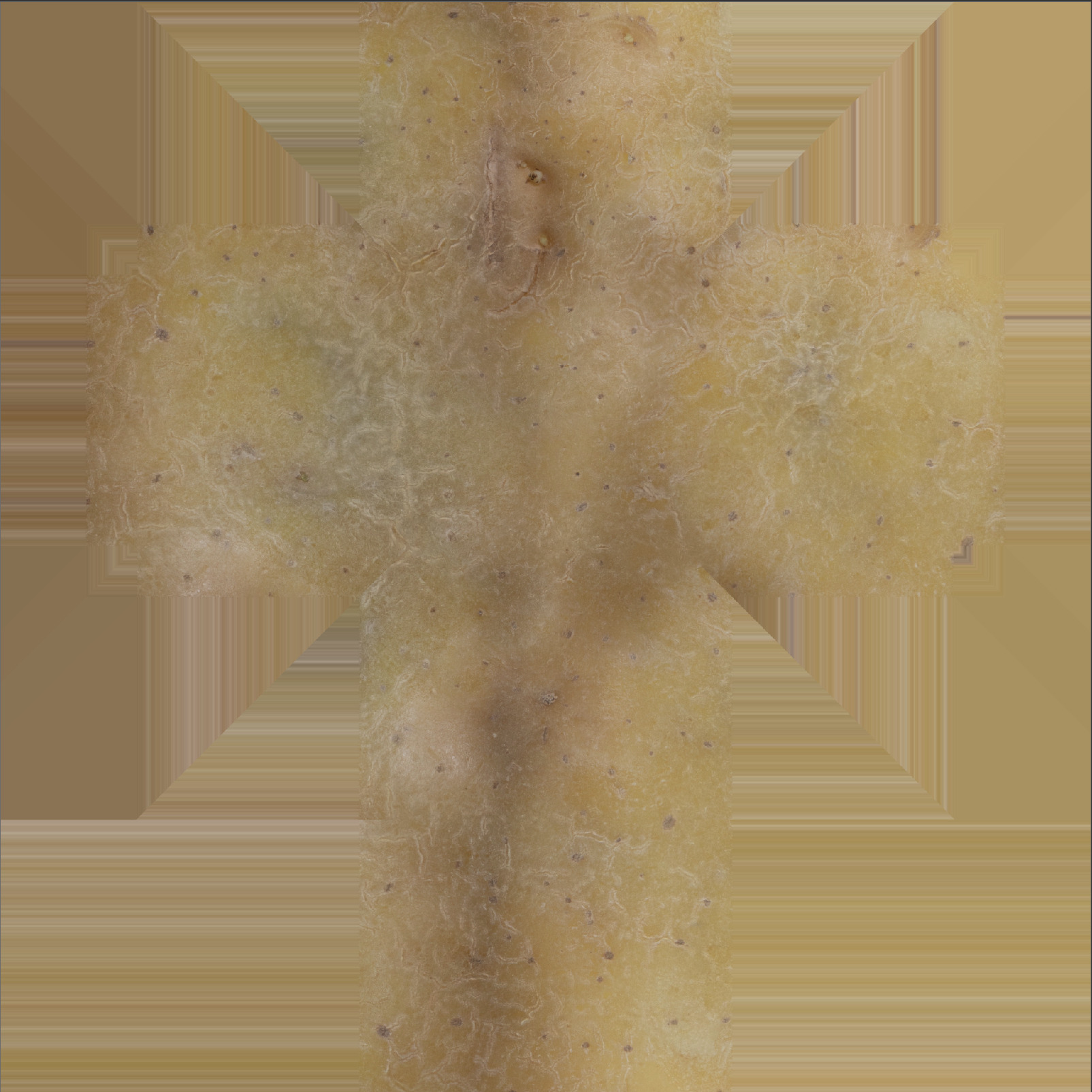 Rainbow Potatoes Set Low-poly 3D model_9