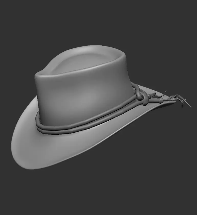 Arthur Morgan Hat Cosplay - Red Dead Redemption 2 3D print model_0