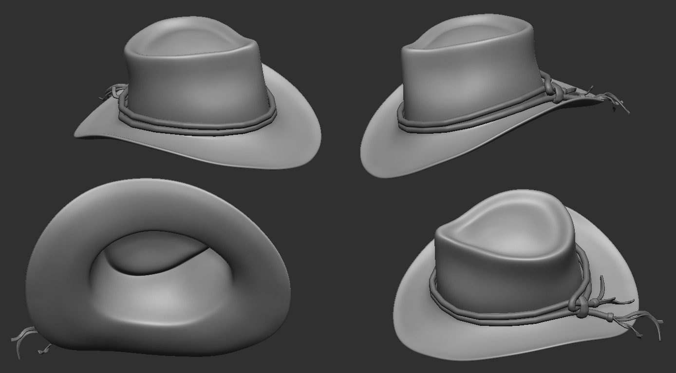 Arthur Morgan Hat Cosplay - Red Dead Redemption 2 3D print model_1