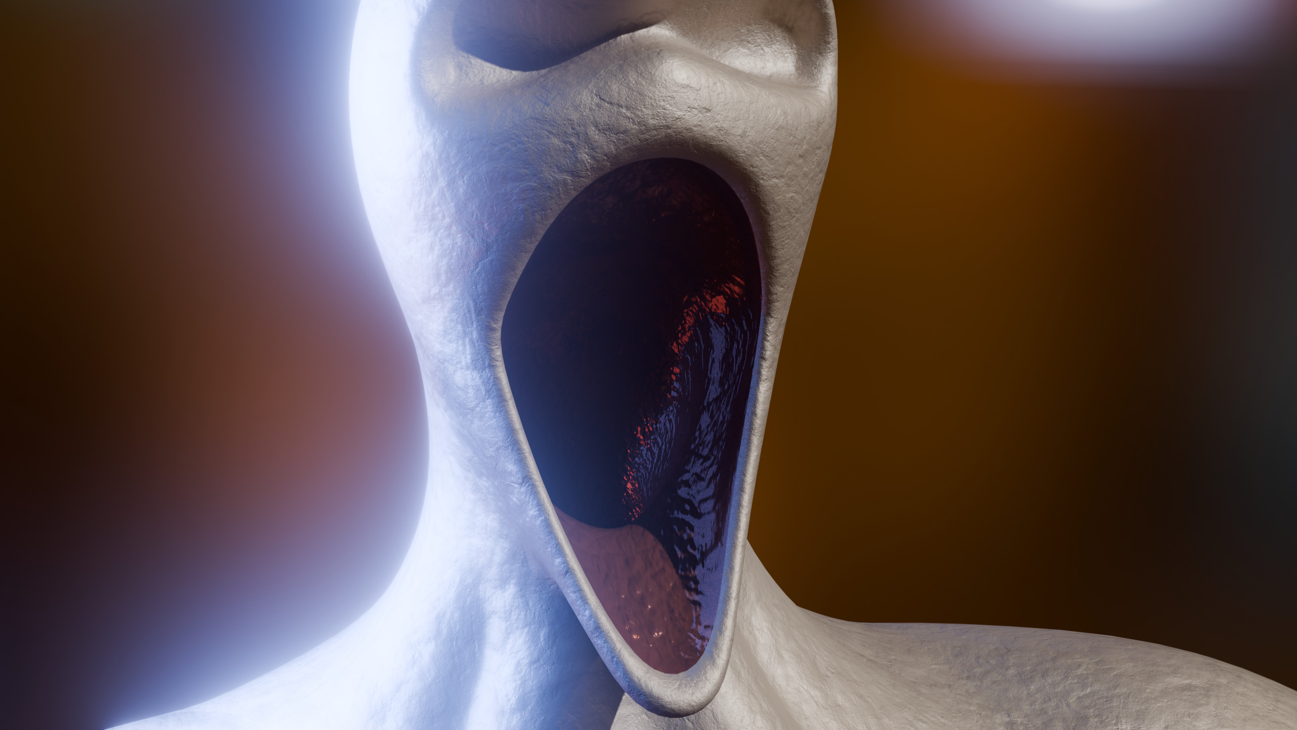 Giant Slender Entity Low-poly 3D model_3