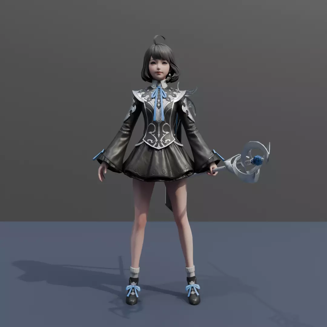 evelyn kid 3D model