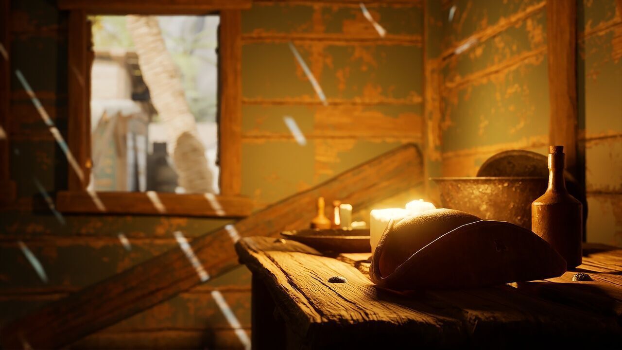 Pirate Island Low-poly 3D model_4