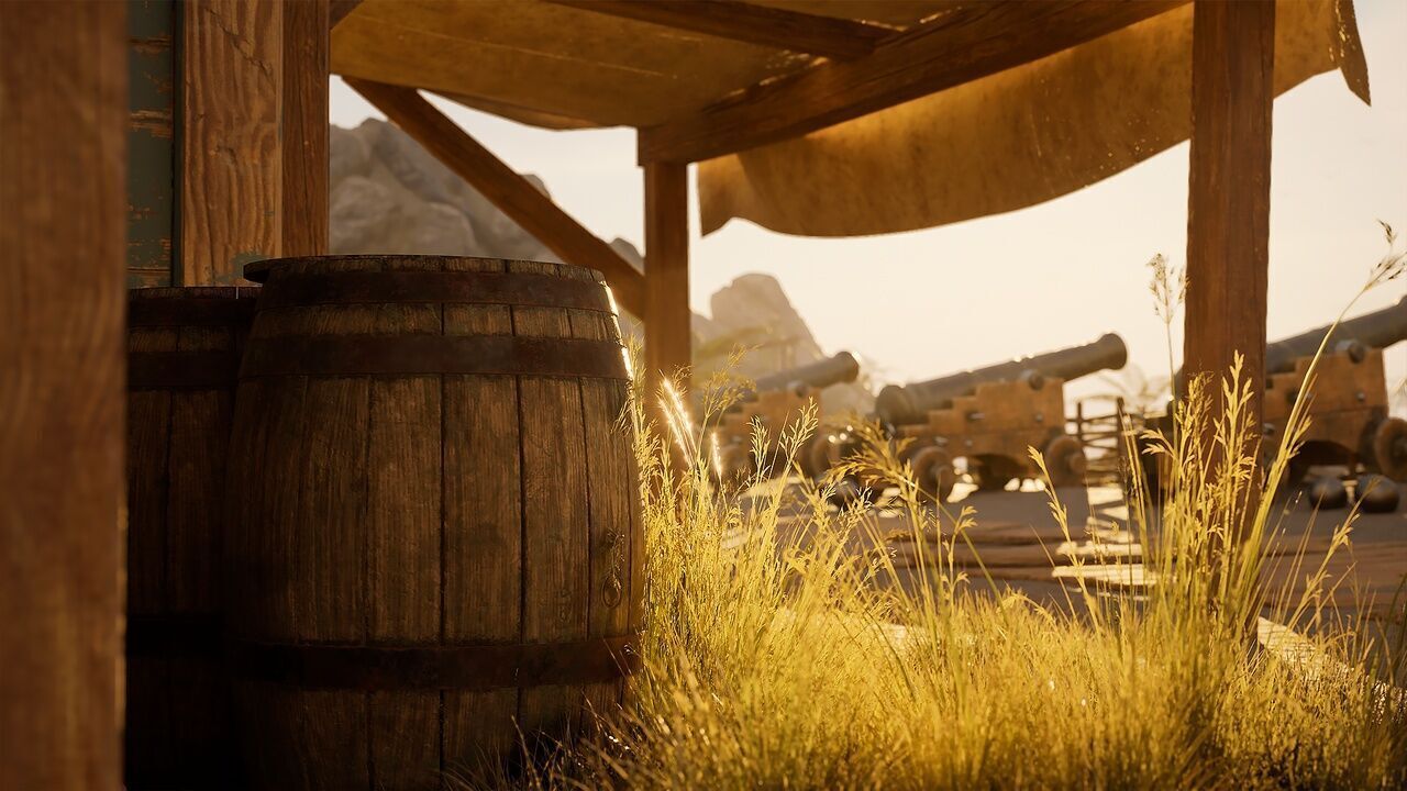 Pirate Island Low-poly 3D model_9