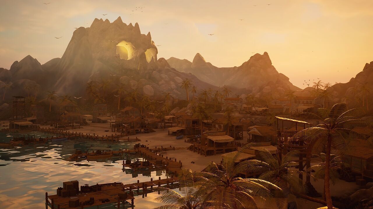 Pirate Island Low-poly 3D model_3