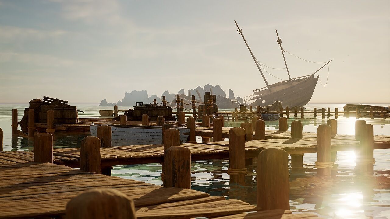 Pirate Island Low-poly 3D model_10