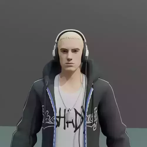 slim shady eminem 3D model