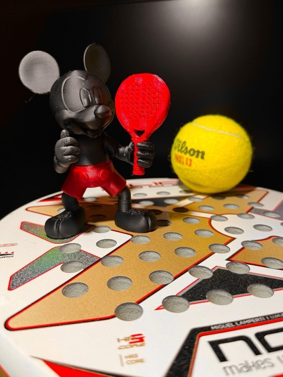 Mickey Mouse Tennis 3D print model_2