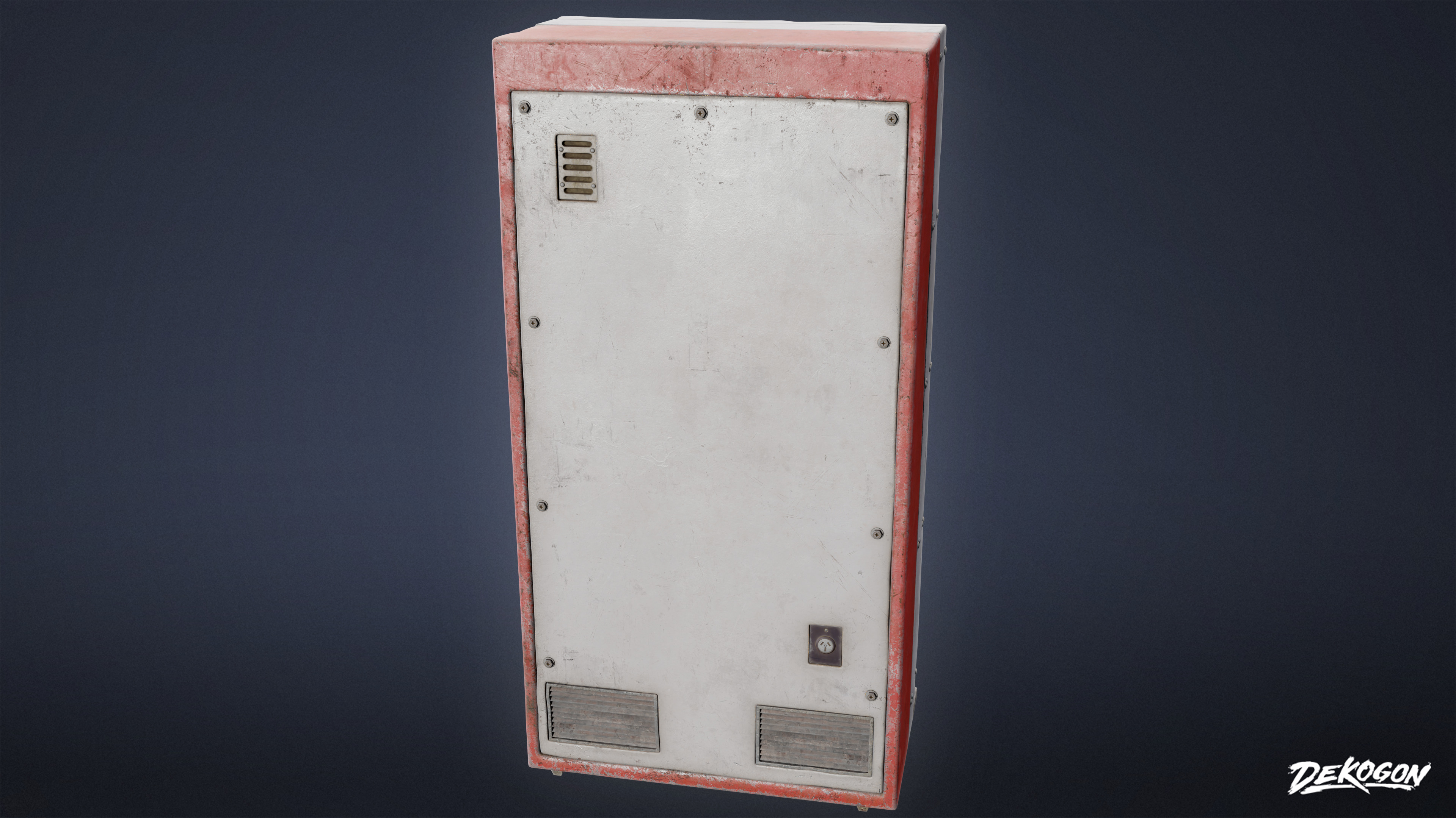 SUBURBS - Vending Machine 01 - LOW POLY AND NANITE Low-poly 3D model_3