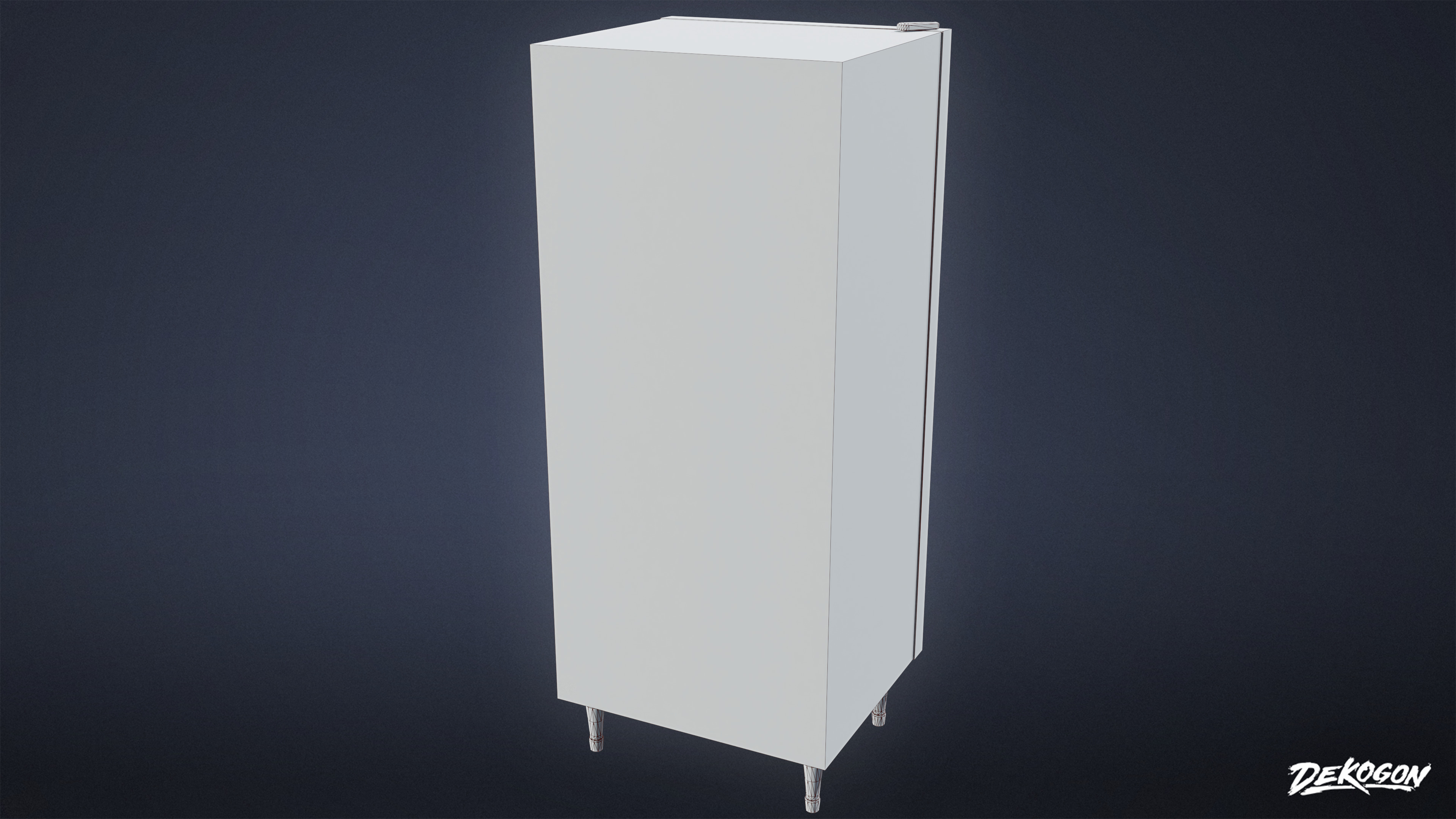 SUBURBS - Vending Machine 01 - LOW POLY AND NANITE Low-poly 3D model_19