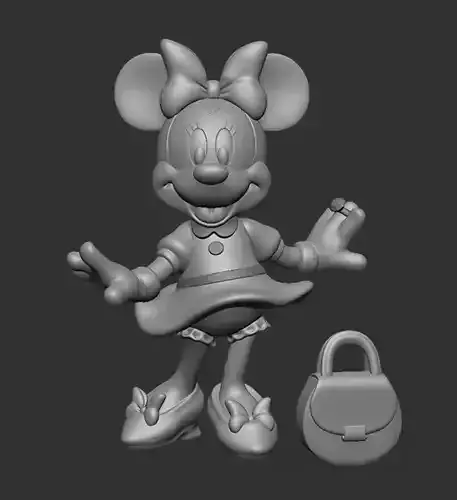 Minnie Mouse 3D print model