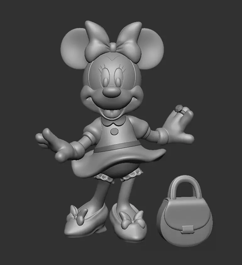 Minnie Mouse 3D print model_0