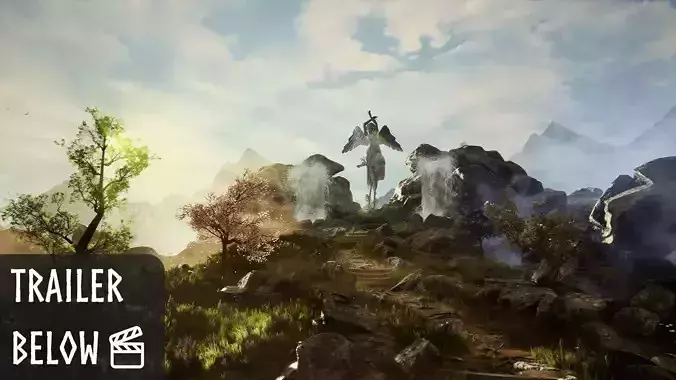 Mountain Low-poly 3D model