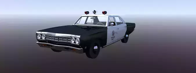 Adam 12 police car 3D model