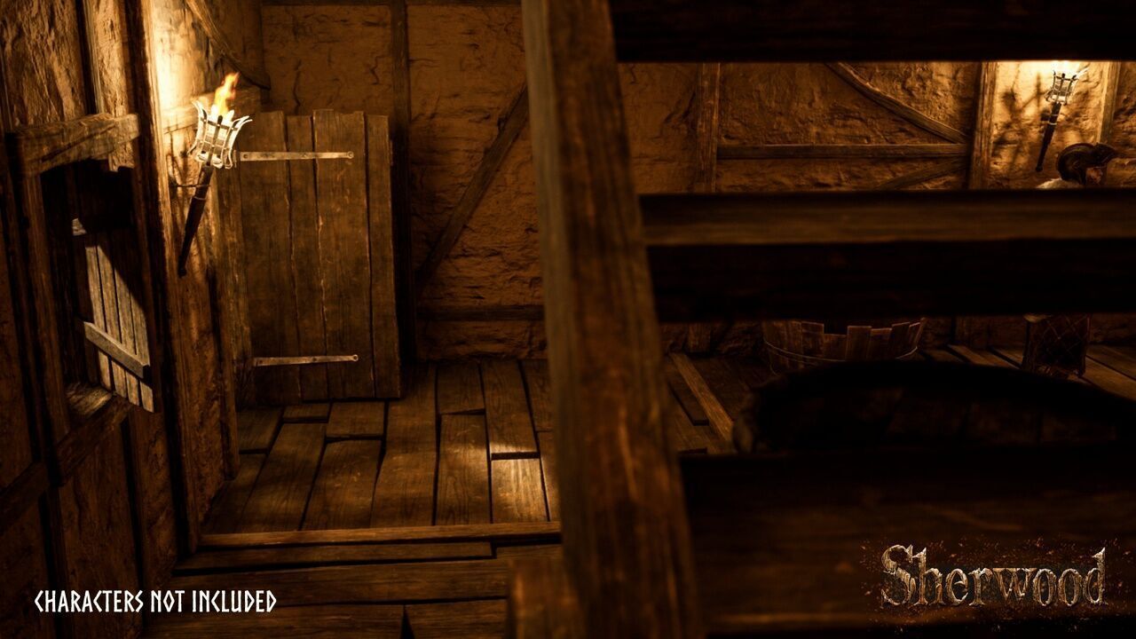 Modular Medieval Town Low-poly 3D model_17