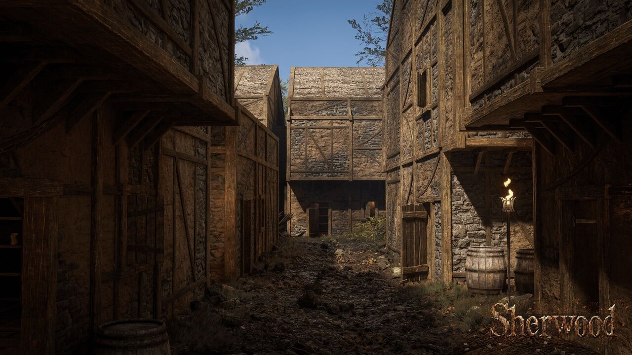 Modular Medieval Town Low-poly 3D model_14