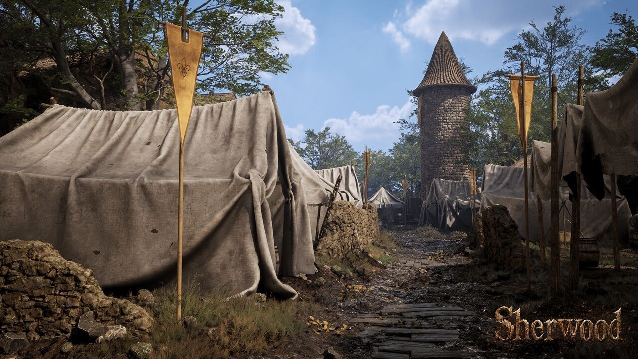 Modular Medieval Town Low-poly 3D model_4