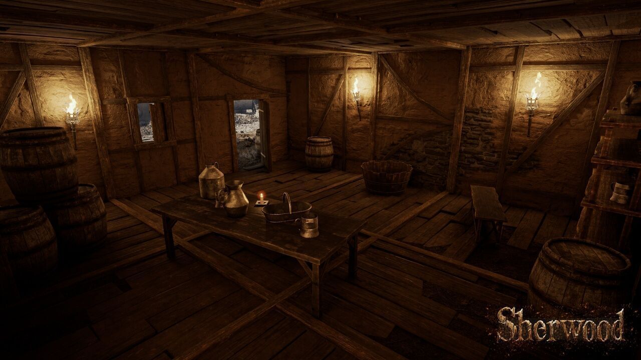 Modular Medieval Town Low-poly 3D model_16