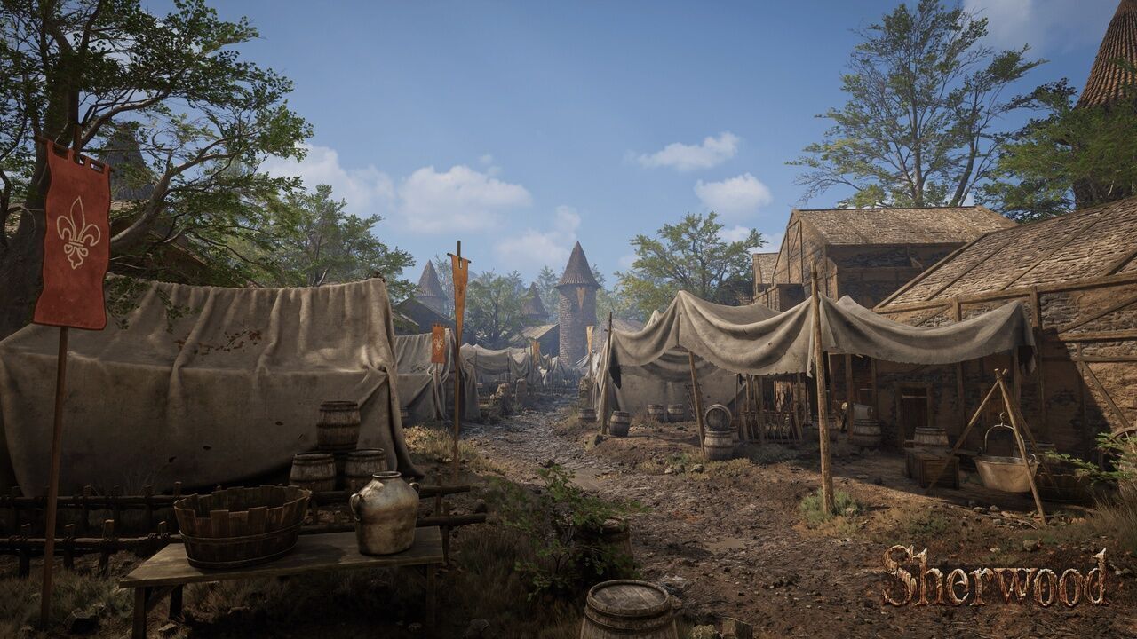 Modular Medieval Town Low-poly 3D model_7