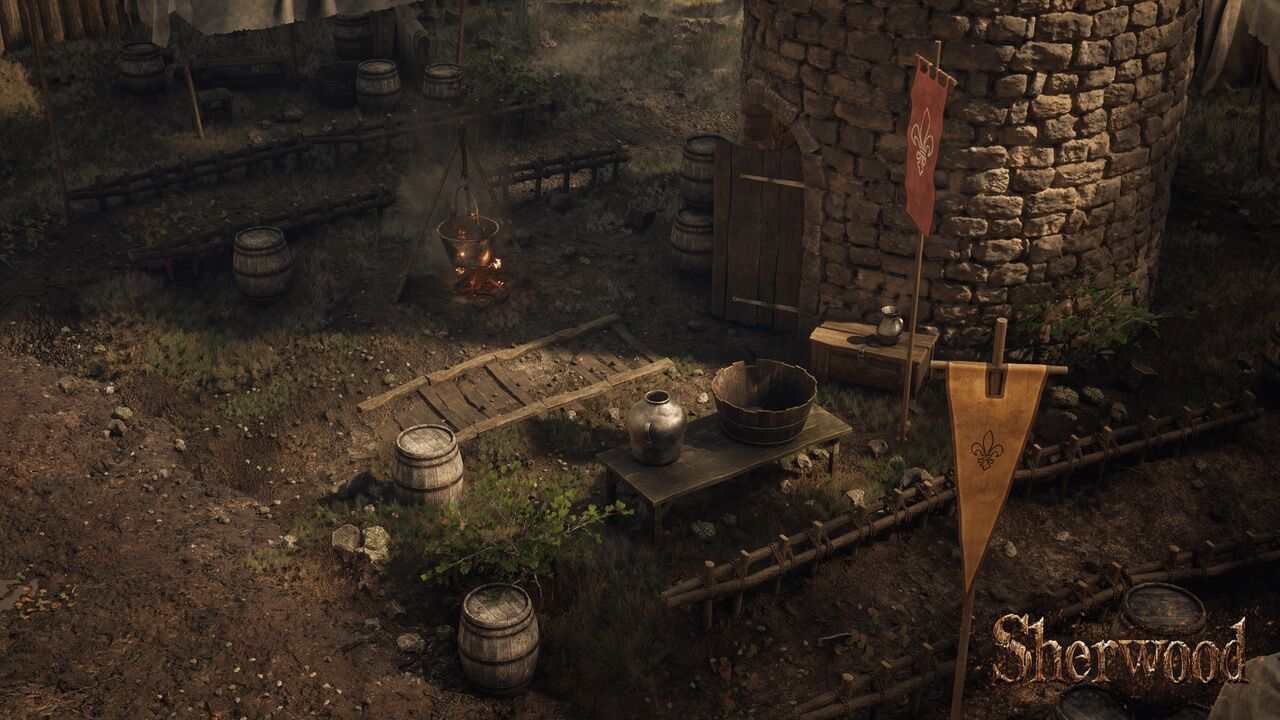 Modular Medieval Town Low-poly 3D model_3